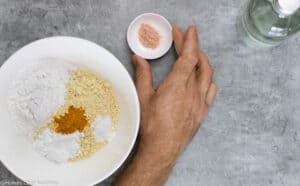 chickpea socca ingredients for making batter