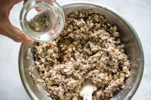 add-the-coconut-oil-to-the-bread-mix