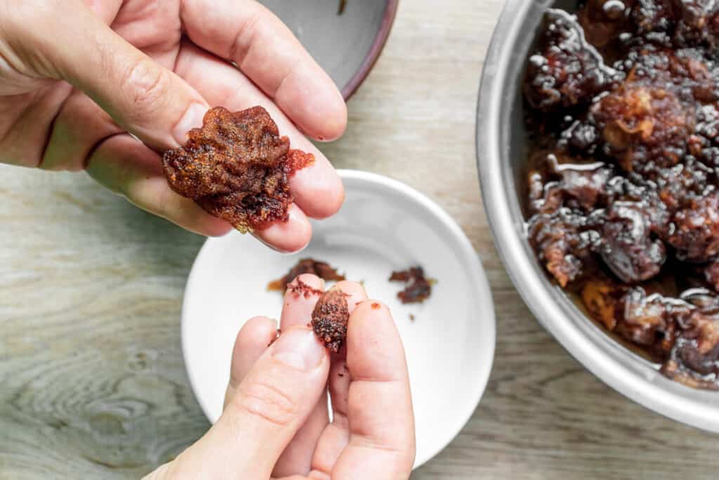 taking-the-nut-out-of-the-soaked-malva