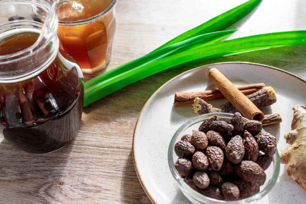 malva-with-herbs-served-in-a-jug