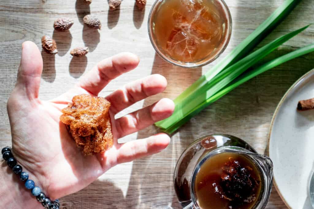 soaked-malva-nut-ready-to-make-a-drink