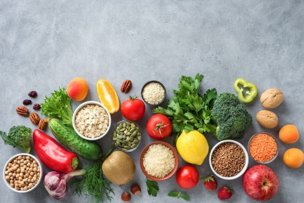 healthy-plant-based-food-display