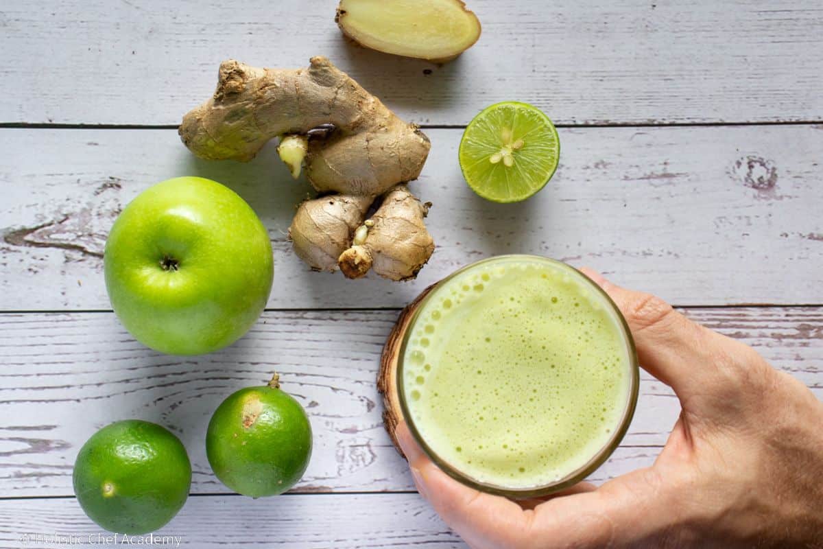 drinking-ginger-shot-immune-booster